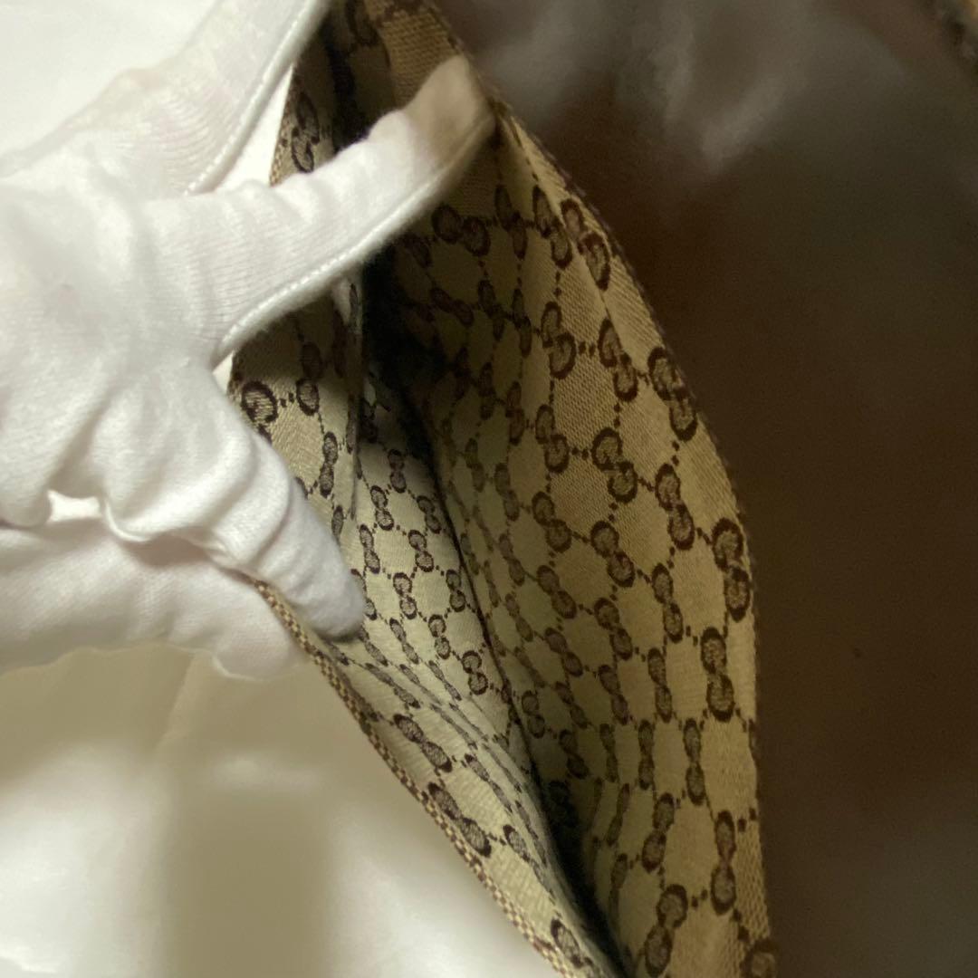 GUCCI グッチ ショルダーバッグ GG柄 ブラウン