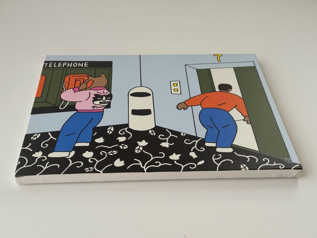 朝野ペコ 絵画 キャンバス アート イラストレーター 現代アート