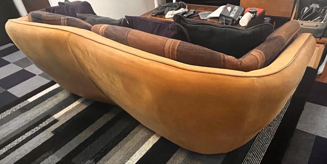 CRASH GATE オピアム 3人掛け ソファ 本革 レザー 関家具