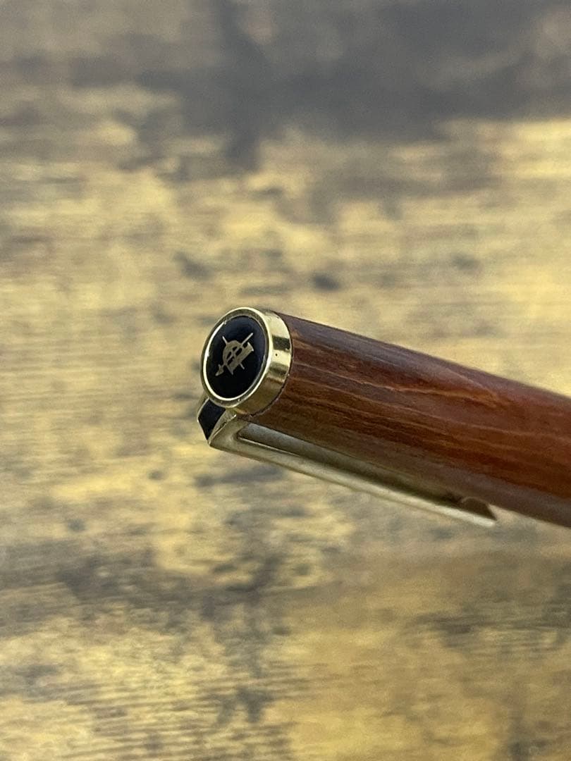 美品　1971年製　初代カスタム　高級天然　イタヤカエデ 大型18金　F 万年筆