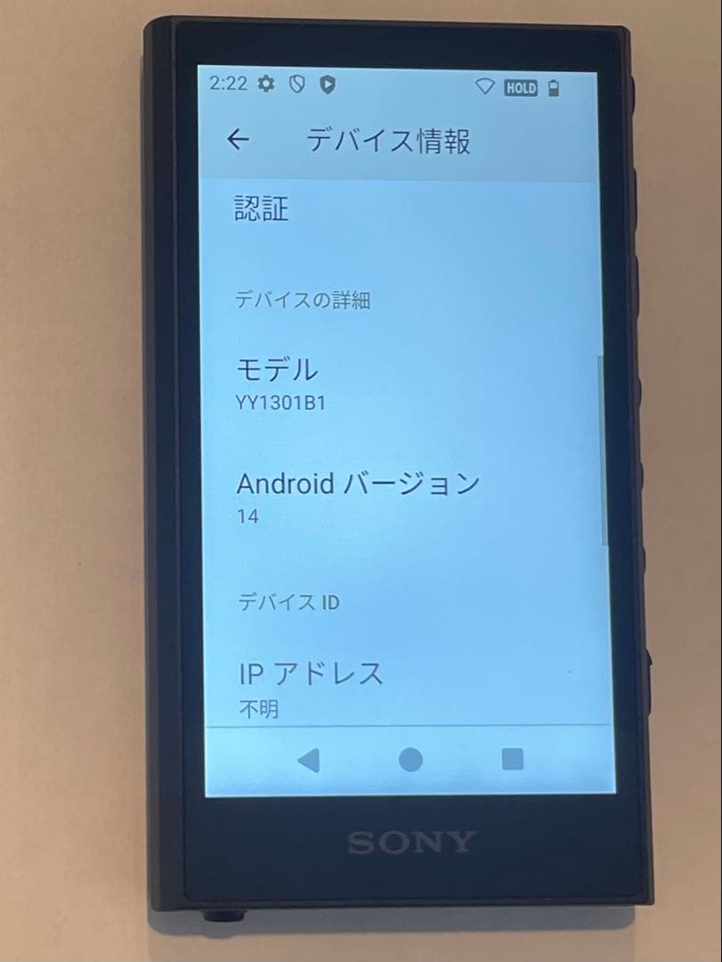 SONY NW-A300Series デジタルオーディオプレーヤー