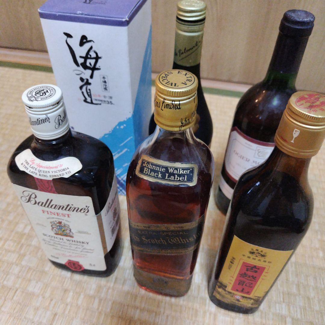 ウイスキーなど6本セット未開封