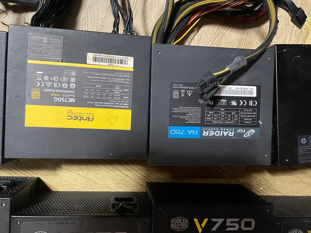 (N-12)．電源ユニット750W x10個セット