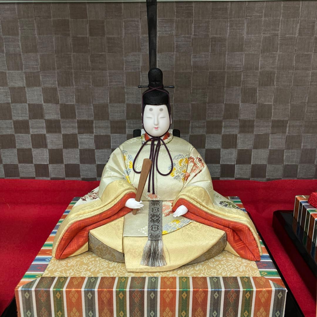 お値下げしました。真多呂木目込雛人形