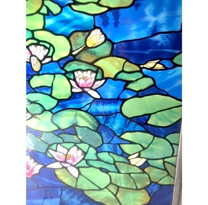 グラスマスターズ社 ヴィンテージ ステンドグラス 植物園 睡蓮の池 USA