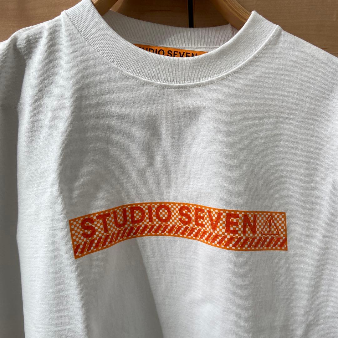 なつ★STUDIO SEVEN★スタジオ セブン　ロンＴ白×オレンジ