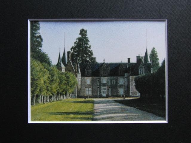 芦田芳生、【朝の古城（ロワール地方　ヴェレッツ城）】