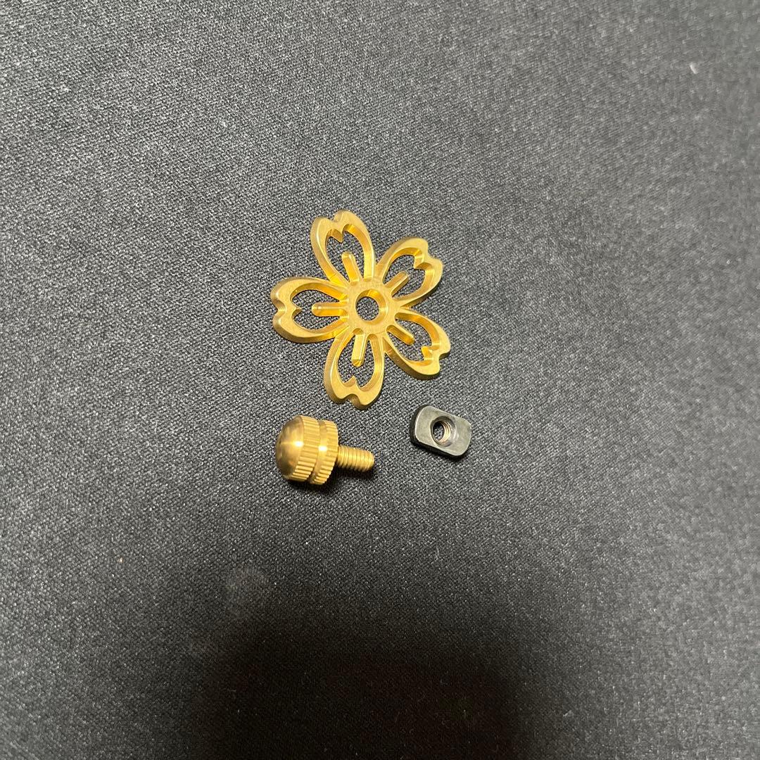 テル 真鍮戦飾 桜飾り ハイダー