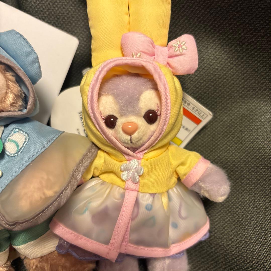 ダッフィーステラルー★ぬいぐるみバッジ ビューティフルレイニーデイズ★新品未使用