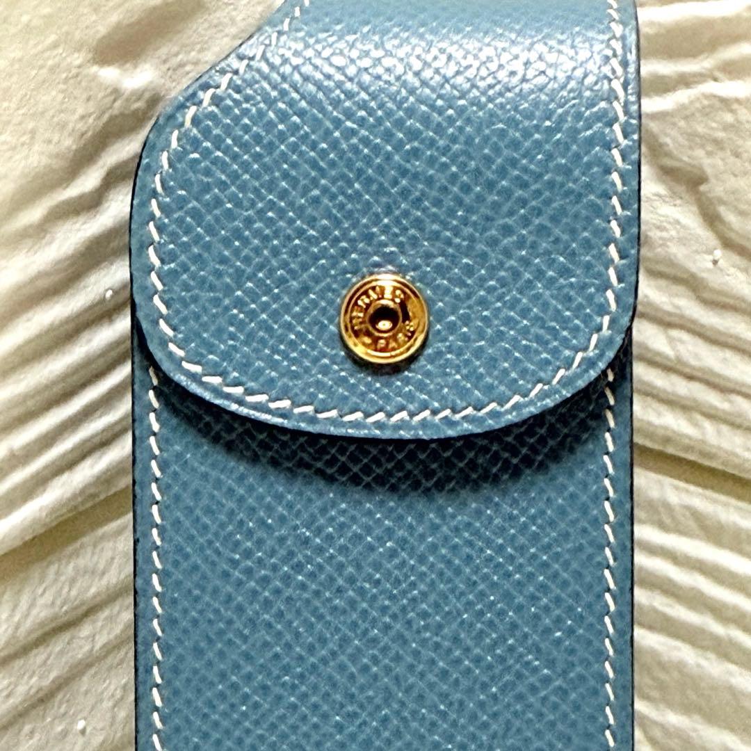 ★新品未使用★HERMES★エルメス★ペンケース★ブルージーン★ヴィンテージ