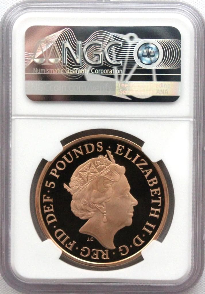 2021年イギリス アルフレッド ザ グレート ￡5 金貨 NGC PF70UC