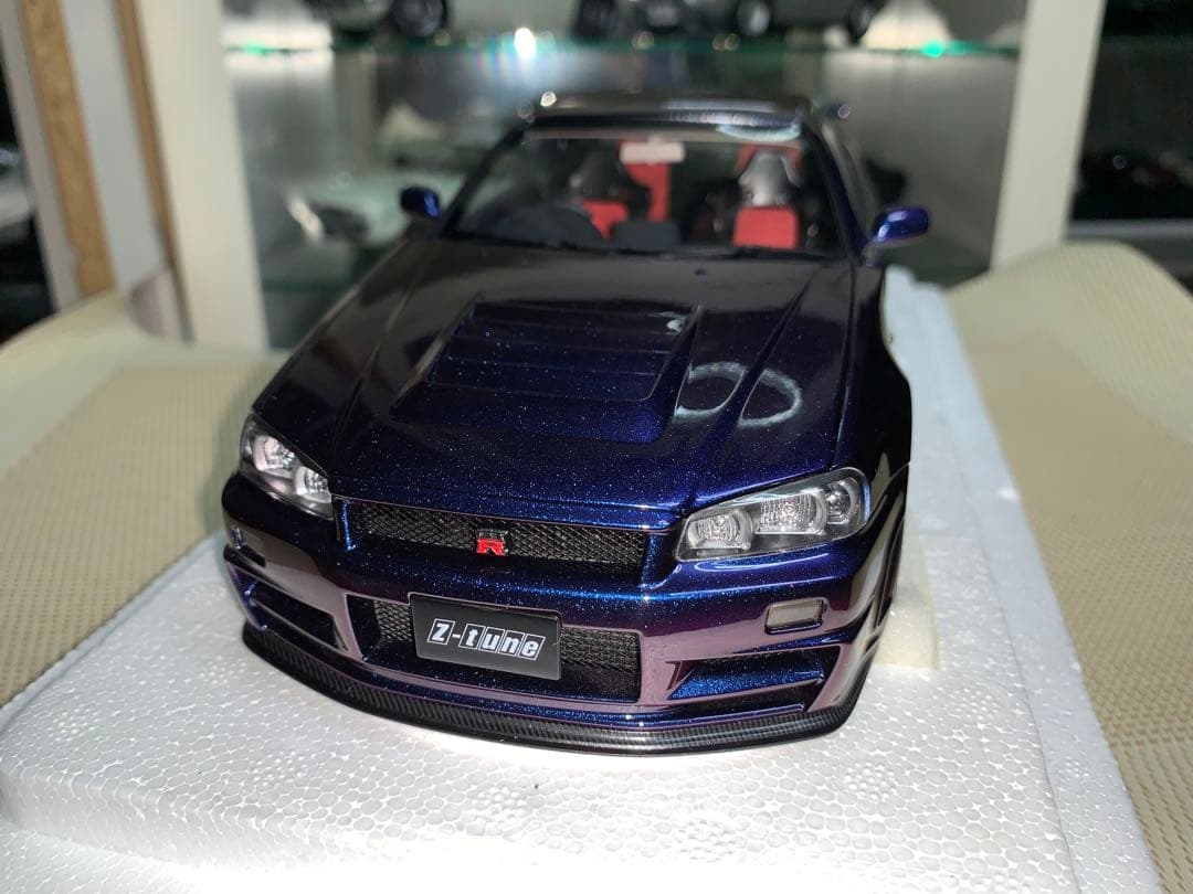 オートアート 1/18 ニスモGT-R Zチューン(ミッドナイトパープル)