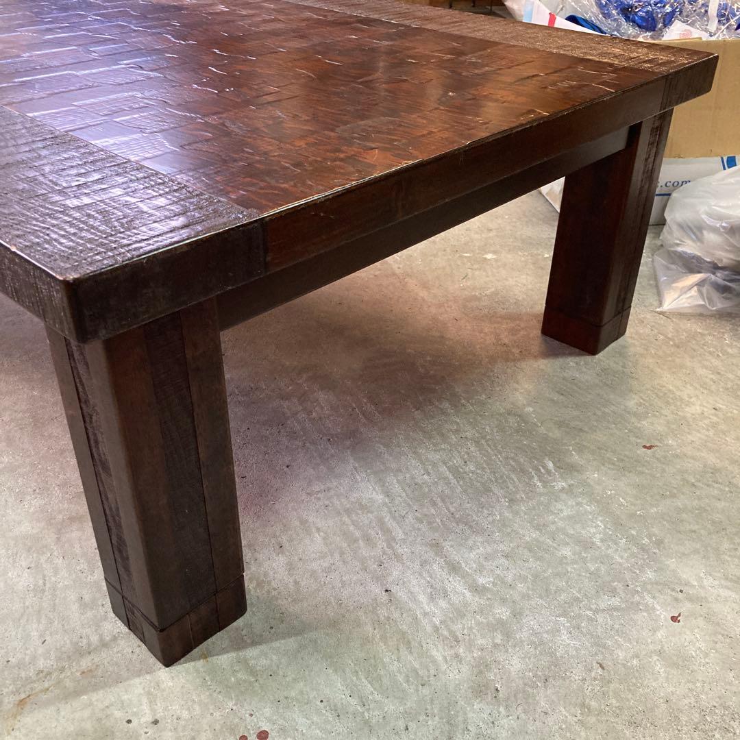 ユ*タ様 木製 国内生産品 家具調コタツ ダークブラウン　幅約120cm 奥行約