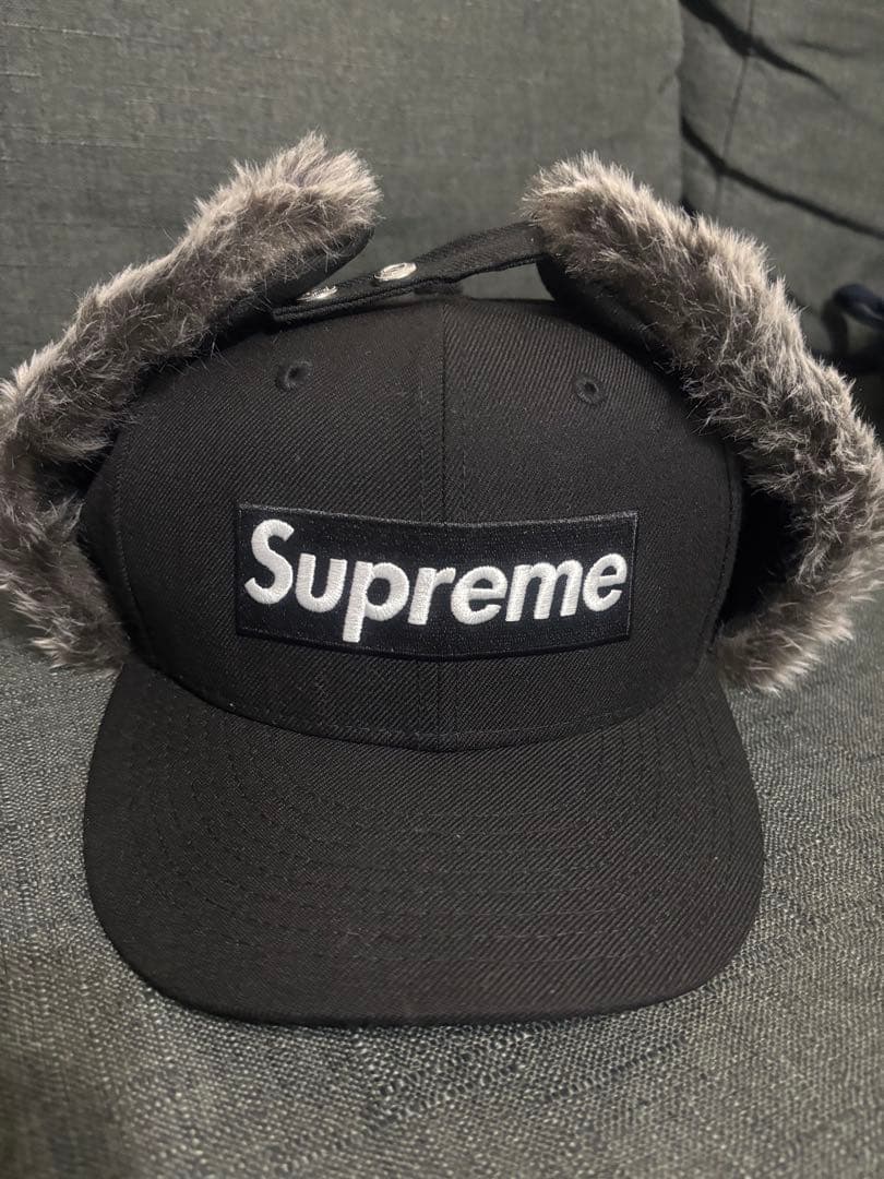 帽子 Supreme ear flap cap NEW ERA 7 3/8