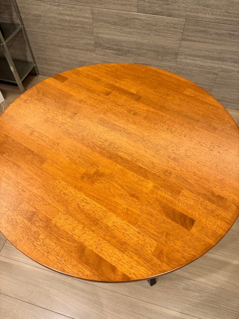 KANADEMONO THE CAFE TABLE 天然木ラウンド φ70-80