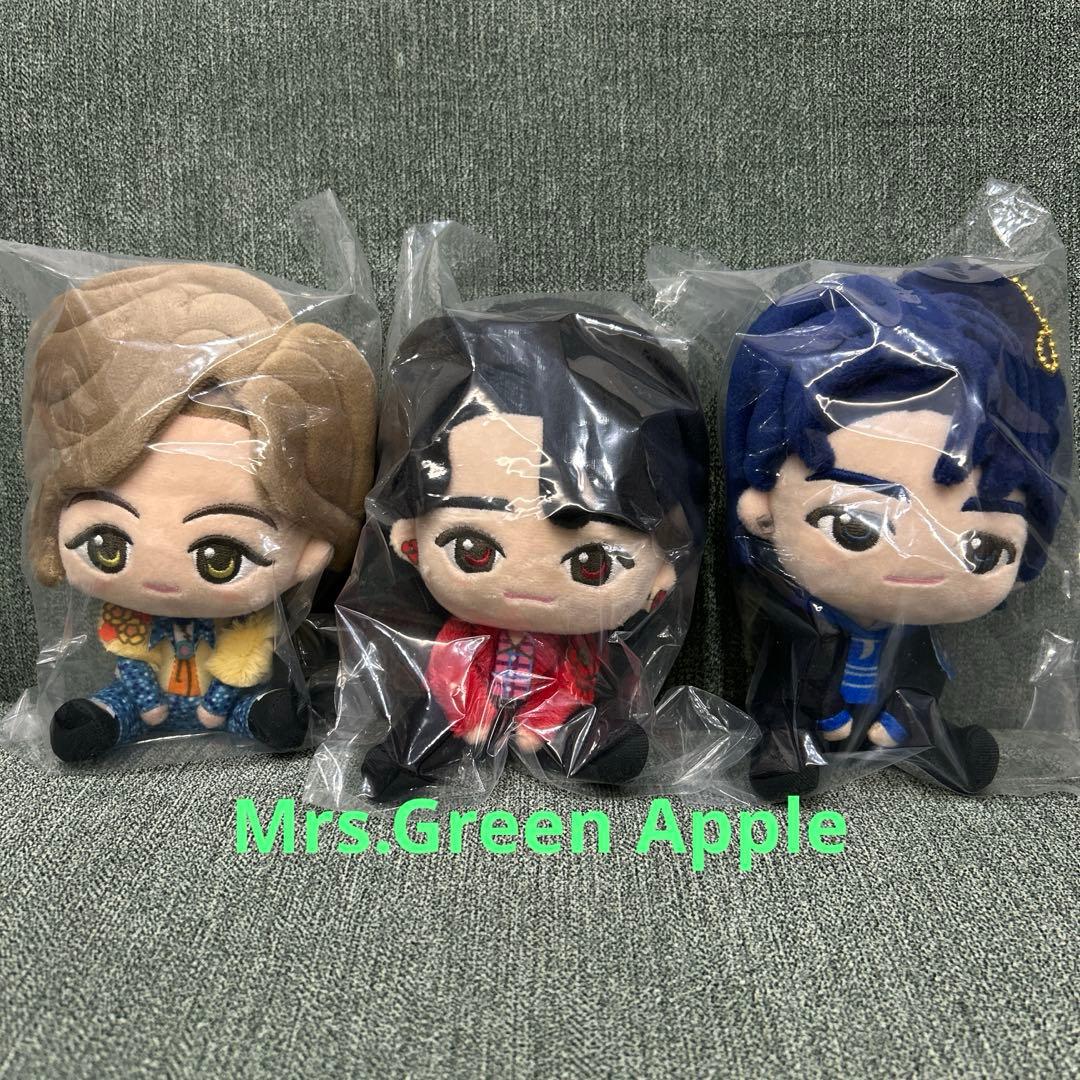 ミセスグリーンアップル　一番くじ　A賞　ぬいぐるみ3点セット