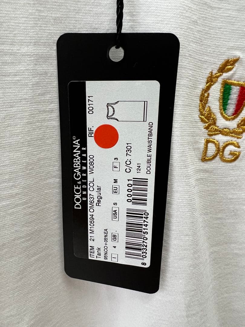 新品未使用！タグ付DOLCE&GABBANA タンクトップ
