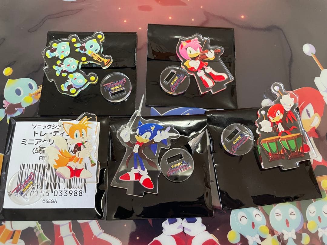 ソニックザヘッジホッグ　ソニックシンフォニー　缶バッジ　全種