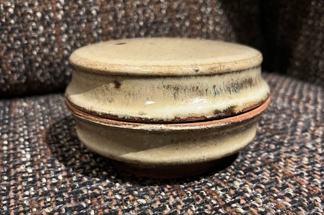 濱田庄司/ 香合 蓋物 香道具