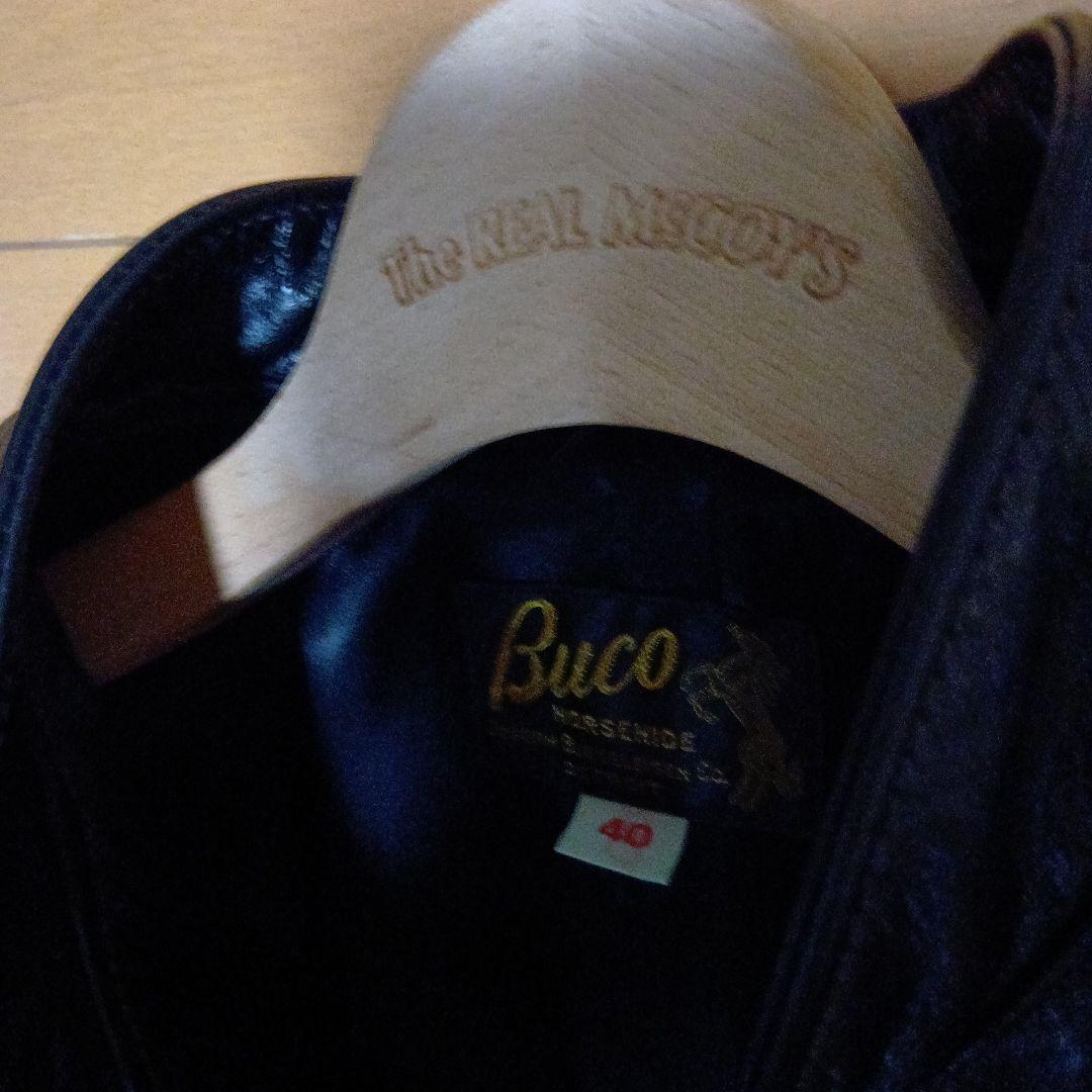 超美品 リアルマッコイズ BUCO J100 パット入り ライダース ブコ