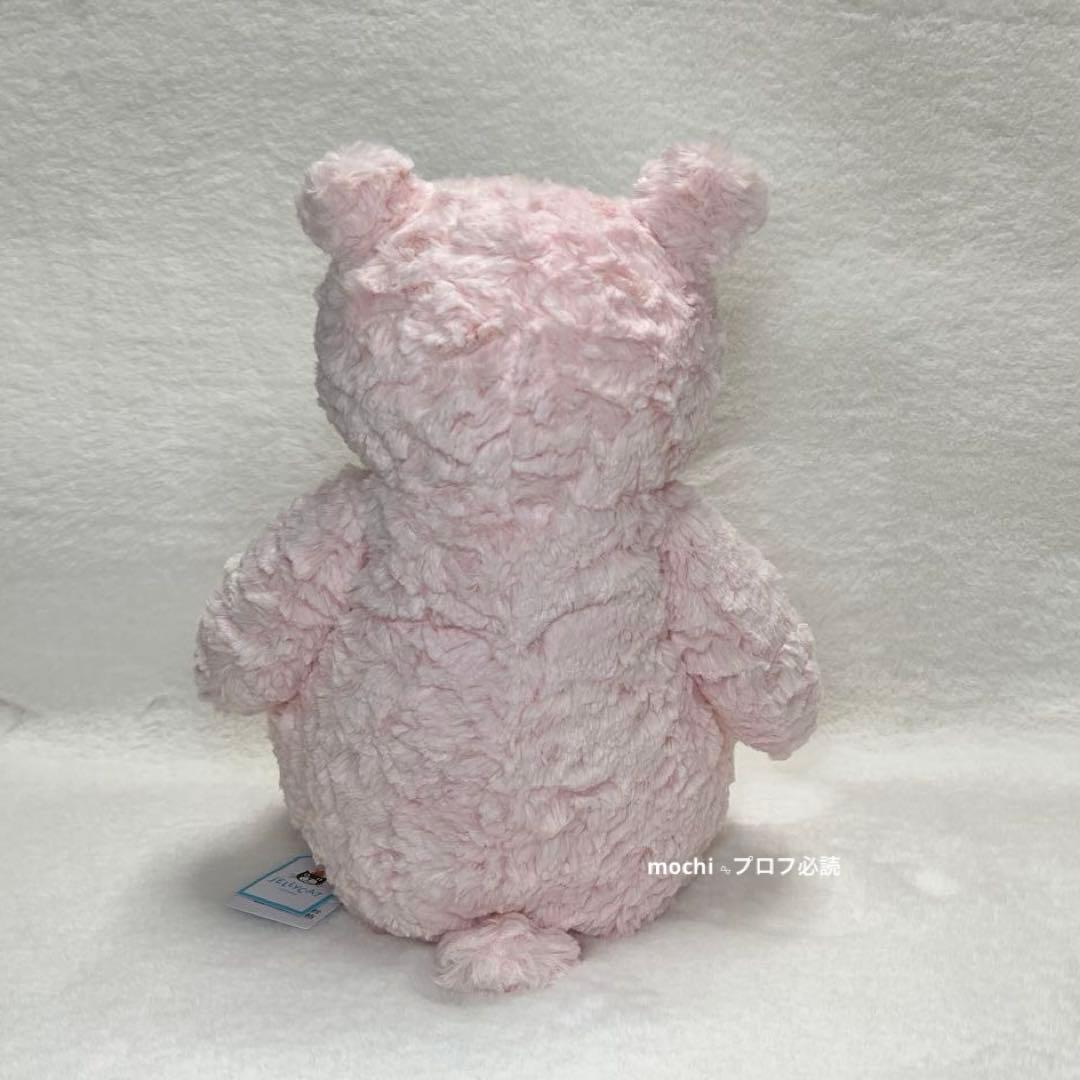  Leola bear large pink くまぬいぐるみ新品