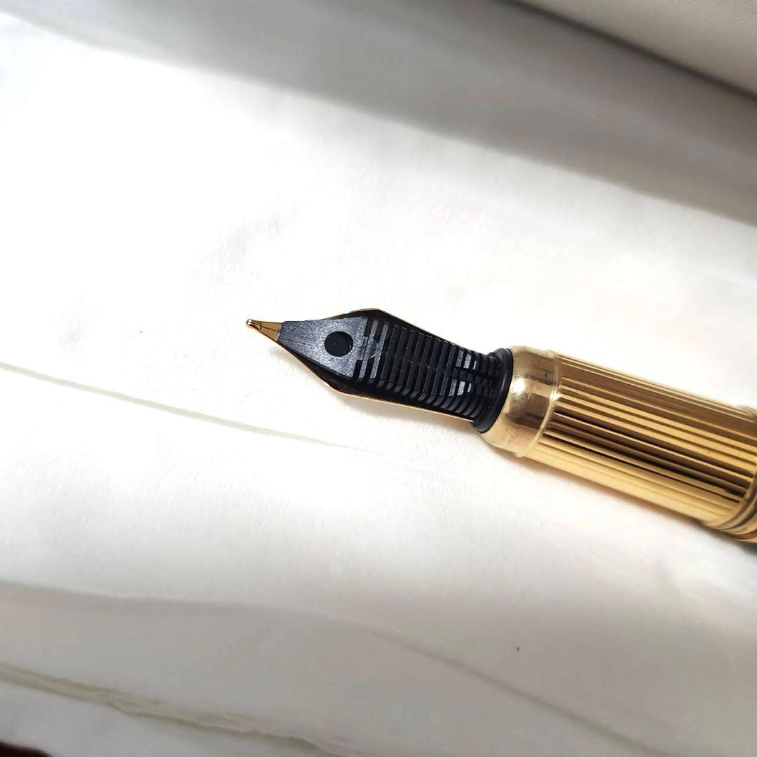 数回使用　カルティエ 万年筆 パシャ ドゥ カルティエ ディアボロ K18