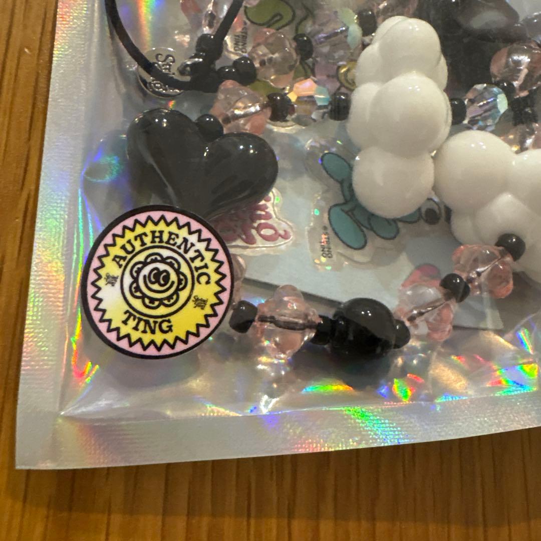 【正規品】String Ting ストリングティング　ストラップ　ピンク　黒　白