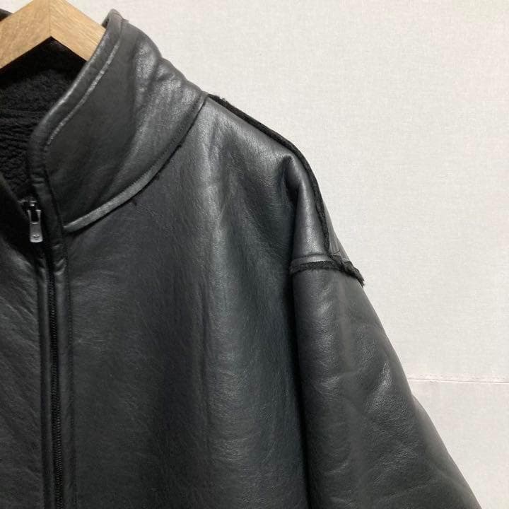 XLサイズ！Needles フェイクレザースタンドボアジャケット