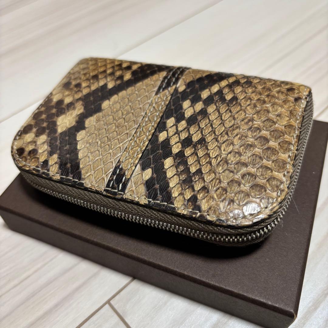 Camille Fournet パイソンレザー マルチカードケース