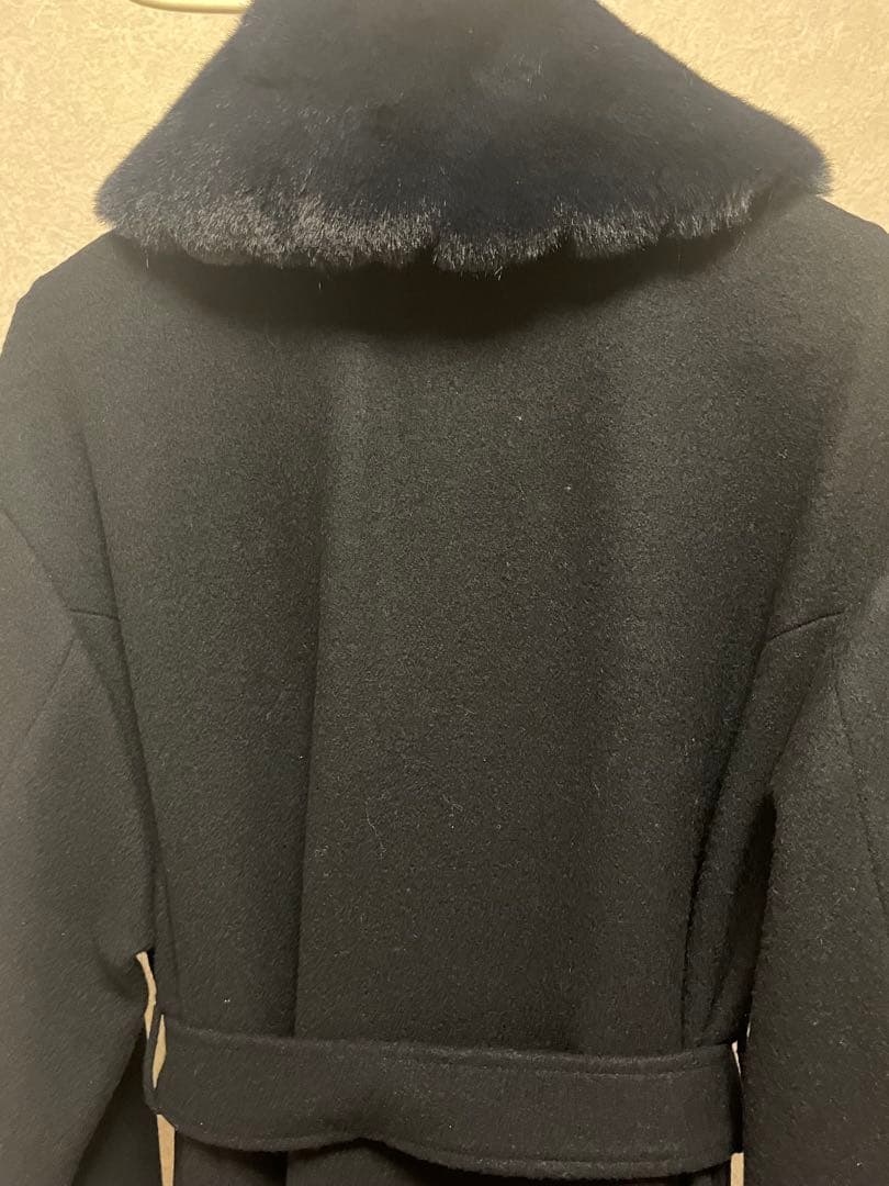 ✴︎美品✴︎メゾピアノJr. ケープつきマルチWAYコート ネイビー