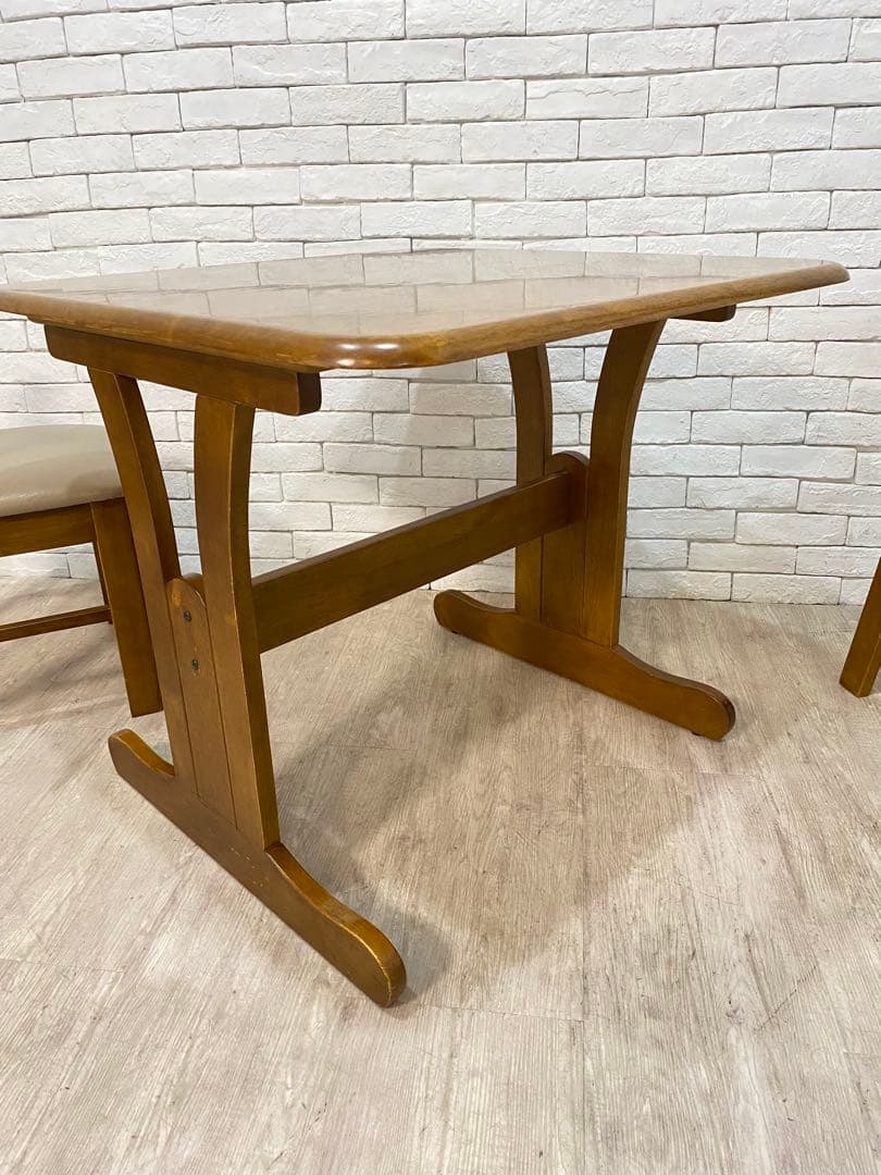 【東京都23区配送無料】ビンテージ　ダイニングテーブル　チェア　セット　机　椅子