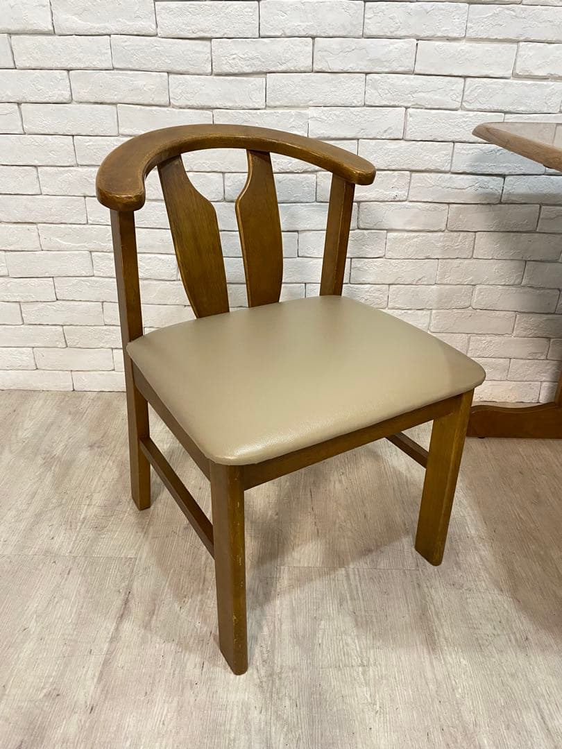 【東京都23区配送無料】ビンテージ　ダイニングテーブル　チェア　セット　机　椅子