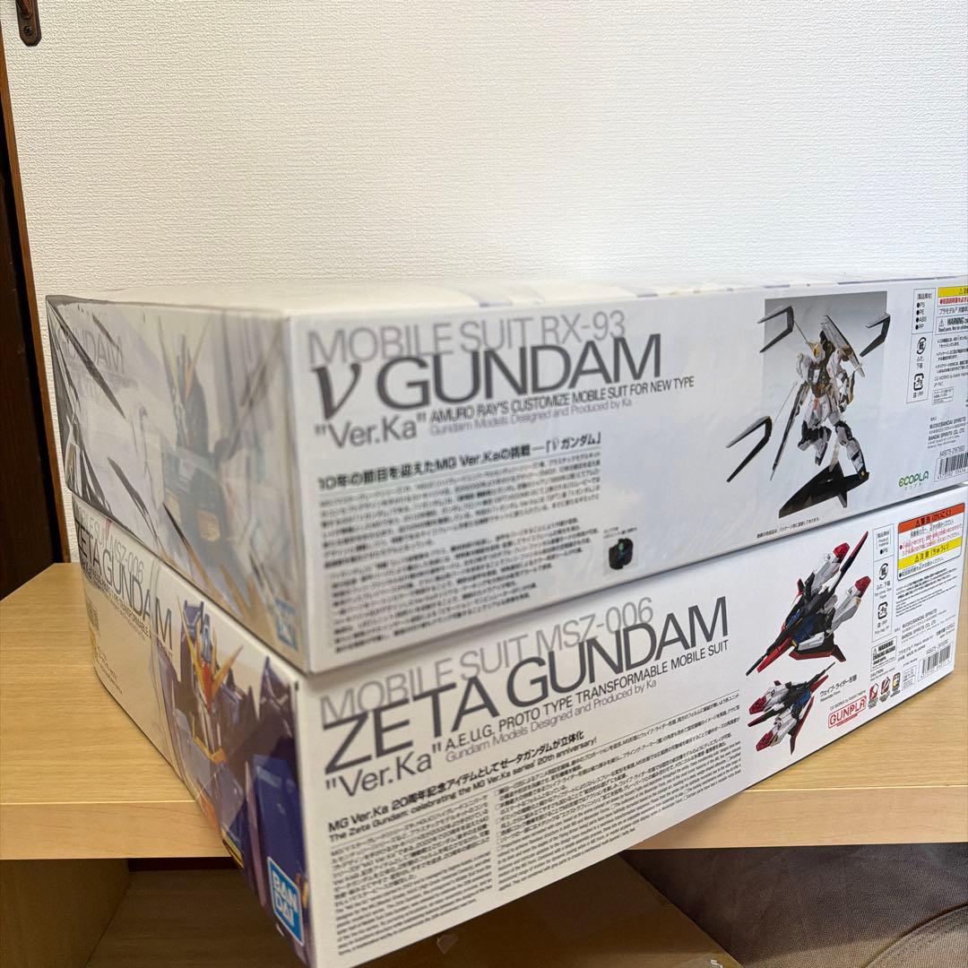 MG ZガンダムVer.Ka νガンダム セット