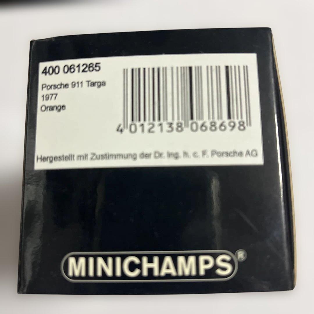 MINICHAMPS Porsche 911 Targa 1977 オレンジ