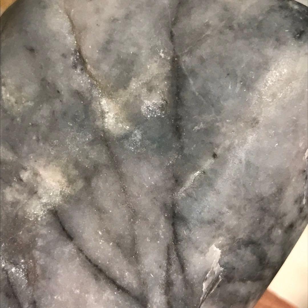 糸魚川翡翠　灰地＋糸巻き＋青　270g