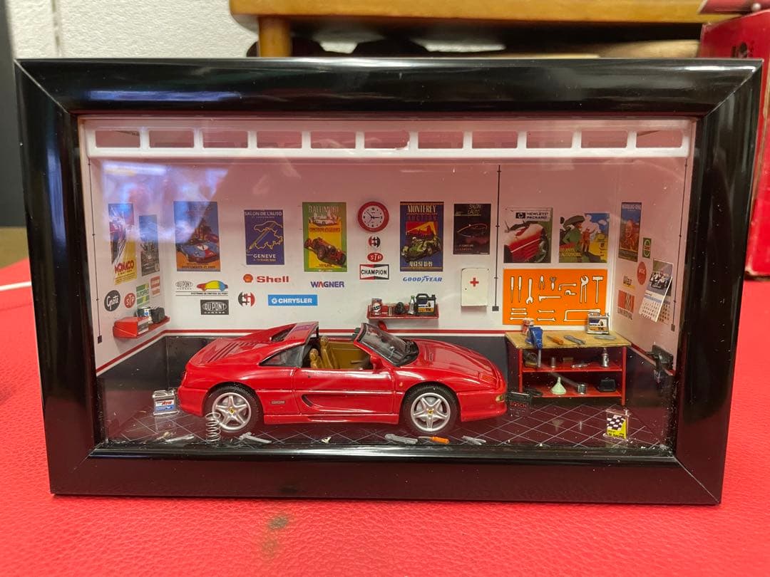 フェラーリ　ミニガレージセット