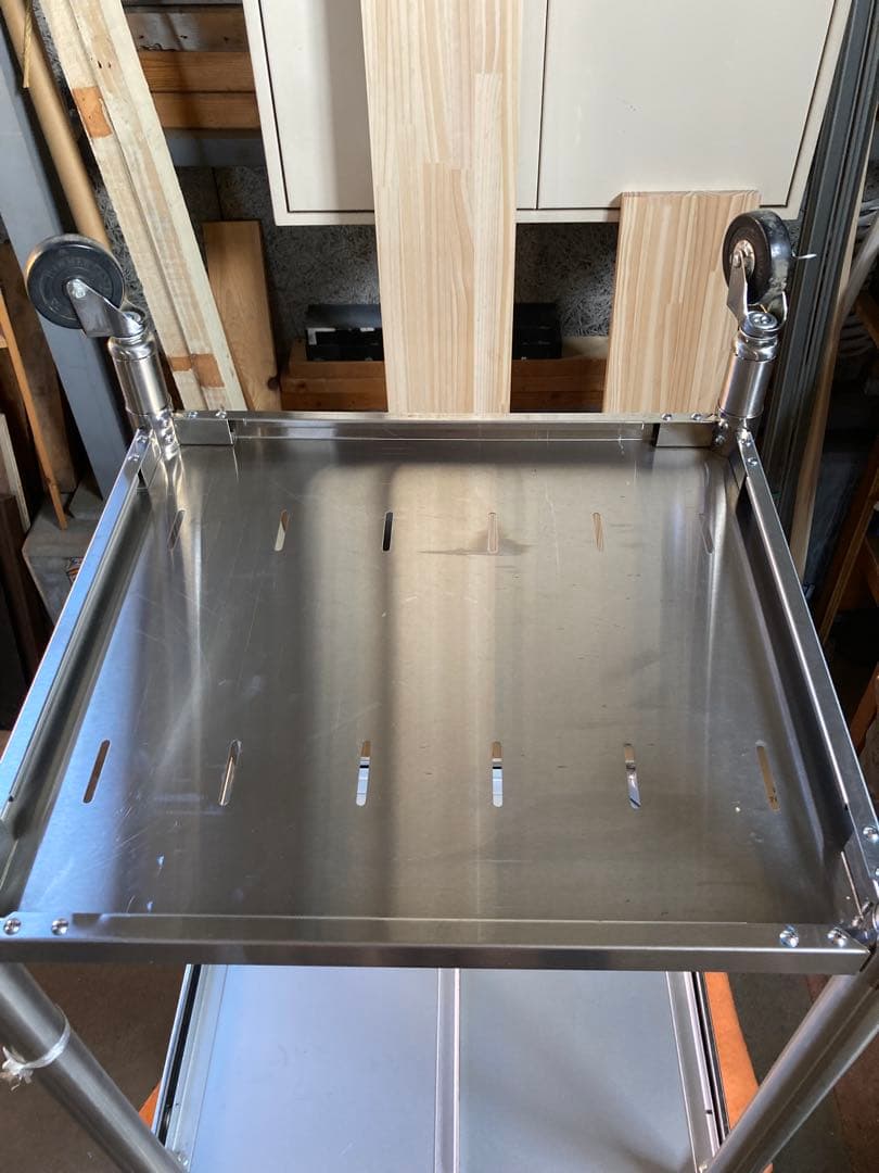 Maruzen ステンレス作業台 B キャスター付き