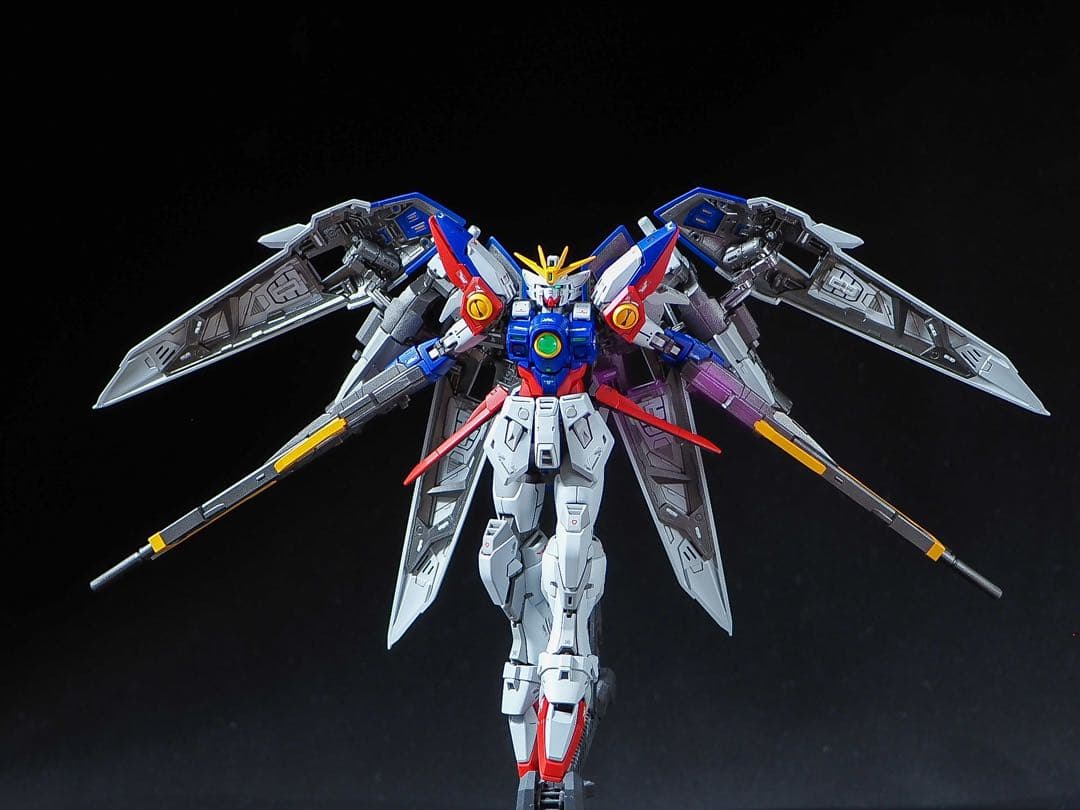 RG ウイングガンダムゼロ 全塗装　完成品　ガンダウイングガンダム