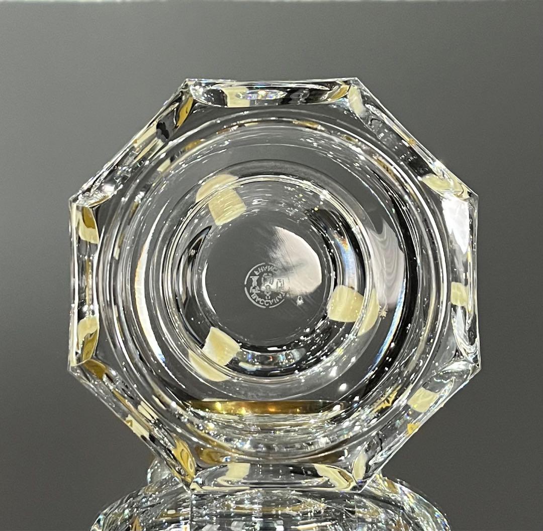 BACCARATバカラ/※廃盤極稀少型　エンパイア 金彩　蓋物　美品