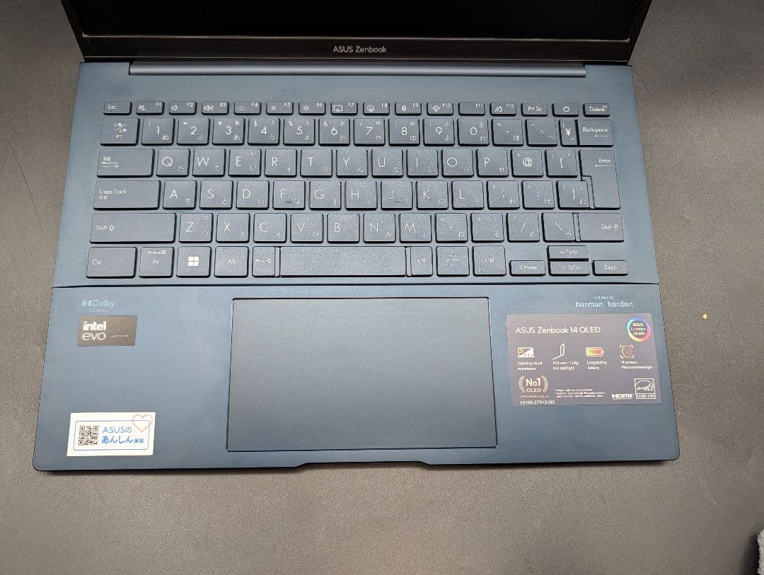 Windowsノート本体 ASUS Zenbook 14 OLED Ultra 7 16GB 1TB