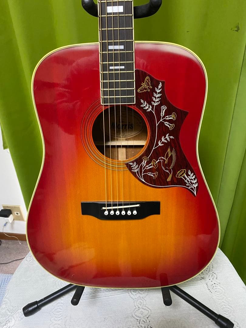 新春特価　ビンテージMorris WH-20　ハミングバード エレアコ音出し良好