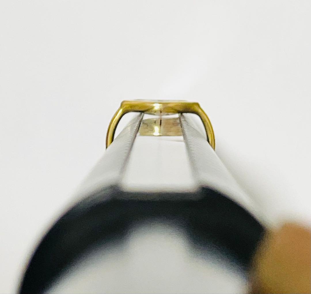 K18イエローゴールド モルガナイト リップリング