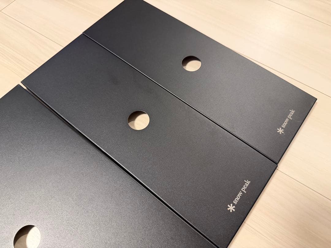 スノーピーク　ステンレストレー1ユニット×2ハーフユニット×2 ブラック
