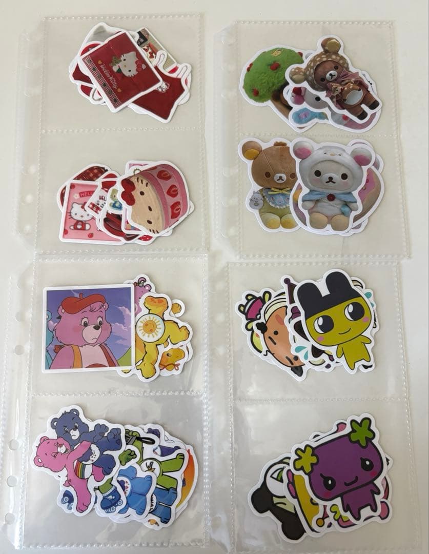 シール帳　シール交換　平成女児　ハローキティバインダー　完成品　正規品