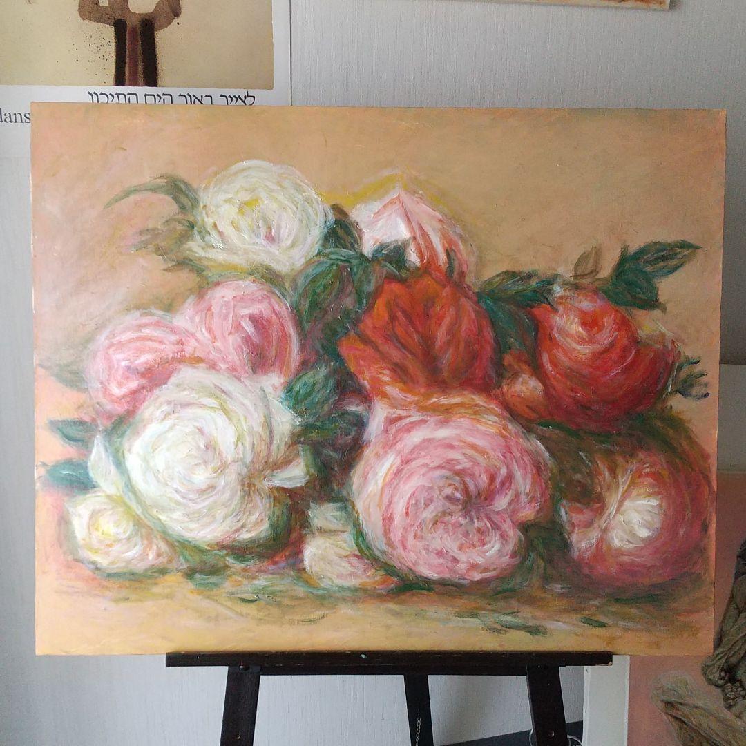 油絵 ルノワール 模写  91×73cm