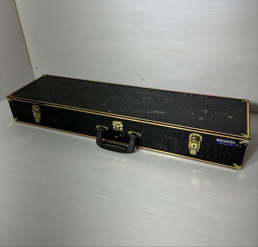 本日限定価格　沖縄三線　黒塗り　天然　蛇皮　ハードケース　和楽器