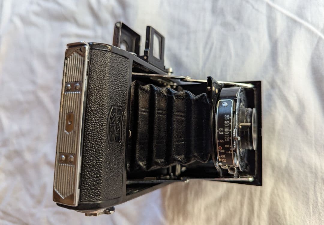 返品保証 ツァイスイコン ZEISS IKON Nettar 515 革ケース付