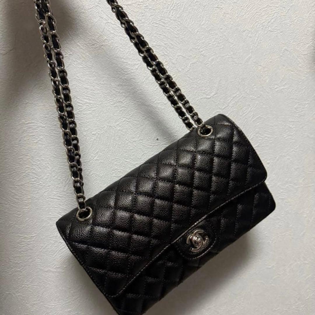 本革チェーンバッグ