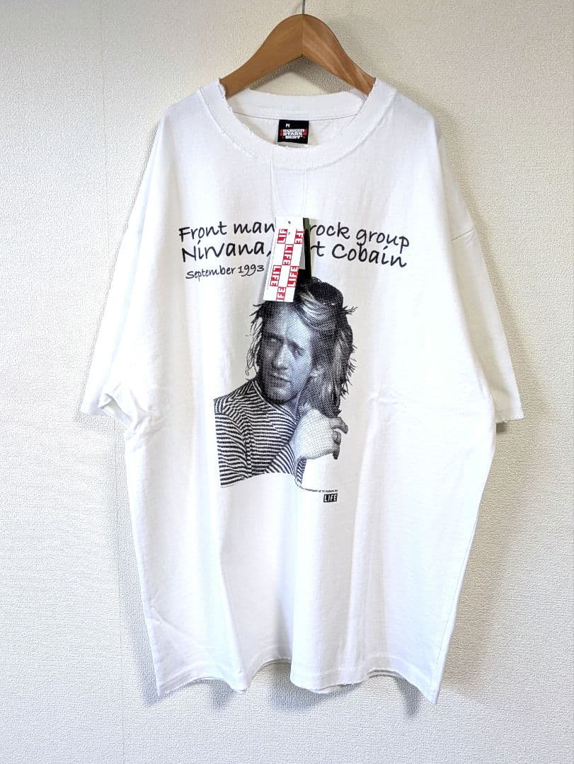 LIFE/ライフ 別注 カート・コバーン コラボフォト Tシャツ 完売品