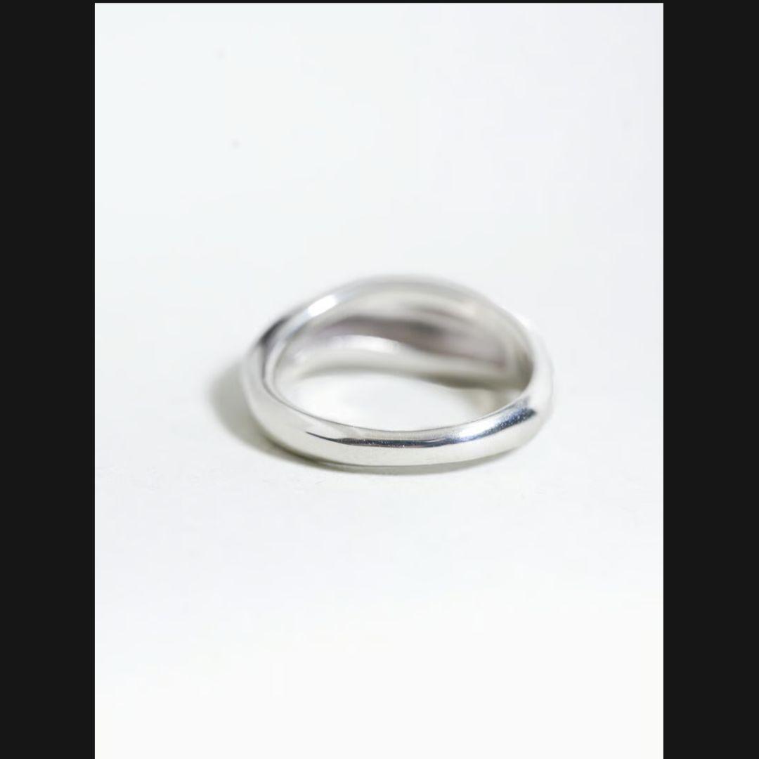 【OX JEWELRY】Silver Curve Pinky Ring